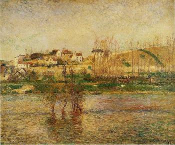 Camille Pissarro : Flood in Pontoise